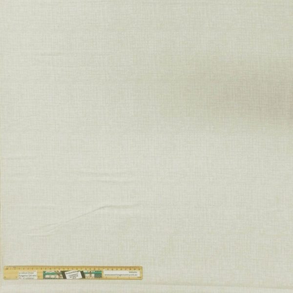 Quilting Patchwork Fabric Sewing Off White Grid Wide Backing 270x50cm