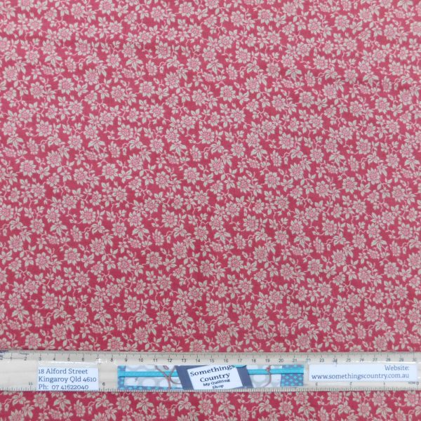 Quilting Patchwork Fabric Moda Bonheur De Jour R Floral 50x55cm FQ