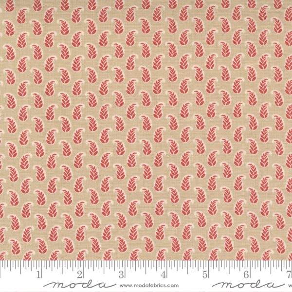Quilting Patchwork Fabric Moda Bonheur De Jour M Leaf 50x55cm FQ