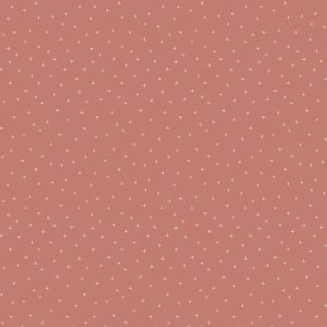 Quilting Patchwork Fabric Birdhouse Basics Cross Pink 50x55cm FQ