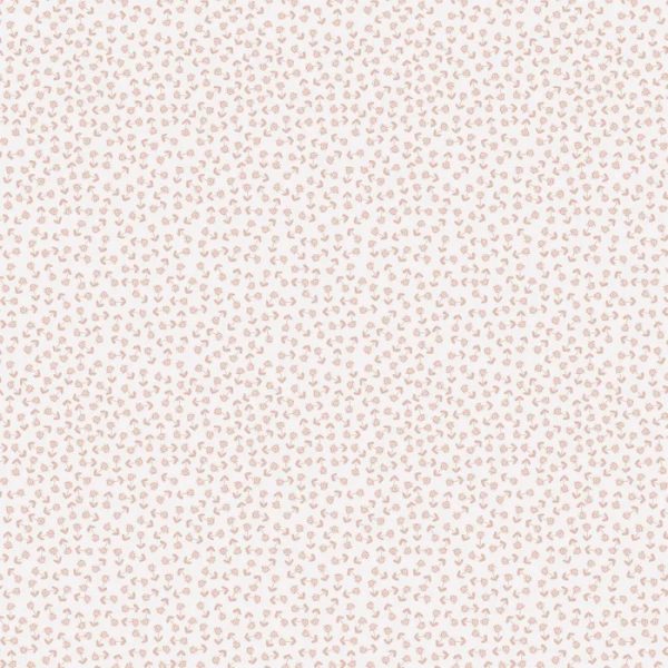 Quilting Patchwork Fabric Birdhouse Basics Cream Pink 50x55cm FQ