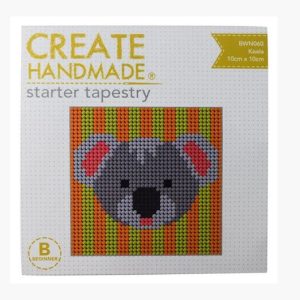 Create Handmade Needlepoint Tapestry Kit Kids Koala 10x10cm