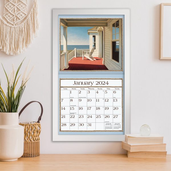 Lang 2024 Calendar Seaside Calender Fits Wall Frame
