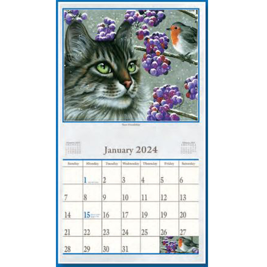 Pine Ridge 2024 Calendar The Cats Meow Calendar Fits Wall Frame