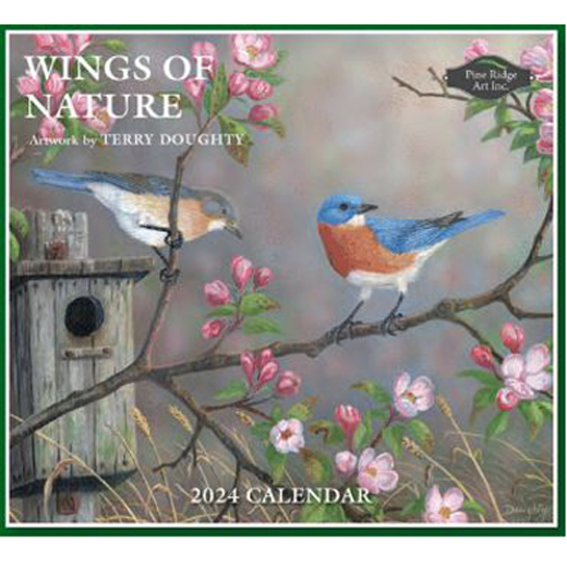 Pine Ridge 2024 Calendar Wings of Nature Calendar Fits Wall Frame