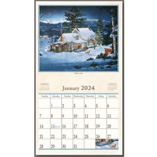 Pine Ridge 2024 Calendar A Place to Call Home Calender Fits Wall Frame