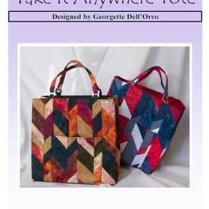 Quilting Patchwork Sewing Pattern Only Bag Take It Anywhere Tote