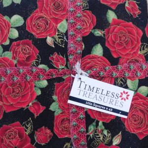Quilting Patchwork Gilded Rose Layer Cake 10 Inch Fabrics