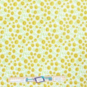 Quilting Patchwork Sewing Fabric Sunflowers Blue 50x55cm FQ