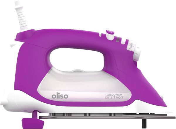 Oliso Smart Iron Purple TG1600 ProPlus Great for Quilting Sewing Ironing