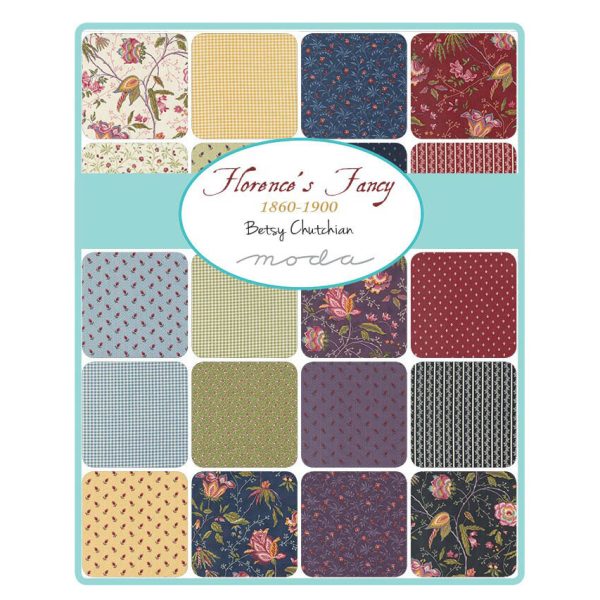 Moda Quilting Patchwork Florence's Fancy Layer Cake 10 Inch Fabrics