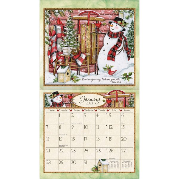 Lang 2024 Calendar Bountiful Blessings Calender Fits Wall Frame
