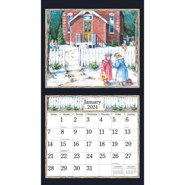 Lang 2024 Calendar Country Welcome Calender Fits Wall Frame