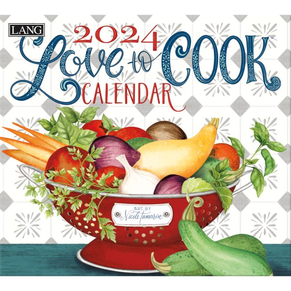 Lang 2024 Calendar Love to Cook Calender Fits Wall Frame