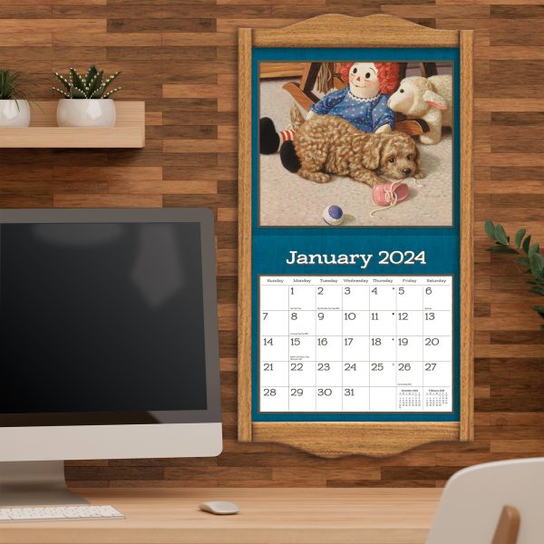 Lang 2024 Calendar Puppy Calender Fits Wall Frame