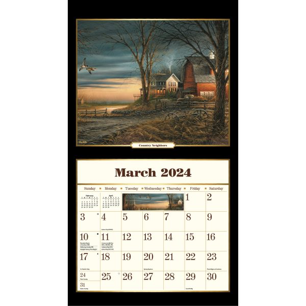 Lang 2024 Calendar Terry Redlin Calendar Fits Wall Frame