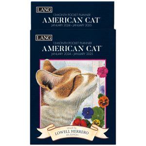 Lang 2024 13 Month Pocket Planner American Cat Diary