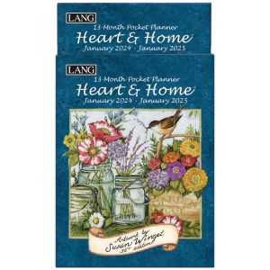 Lang 2024 13 Month Pocket Planner Heart and Home Diary