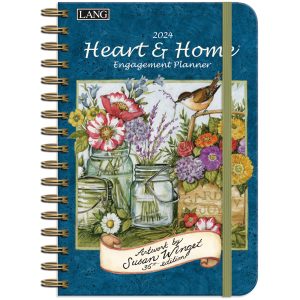 Lang 2024 Spiral Engagement Planner Heart and Home Diary