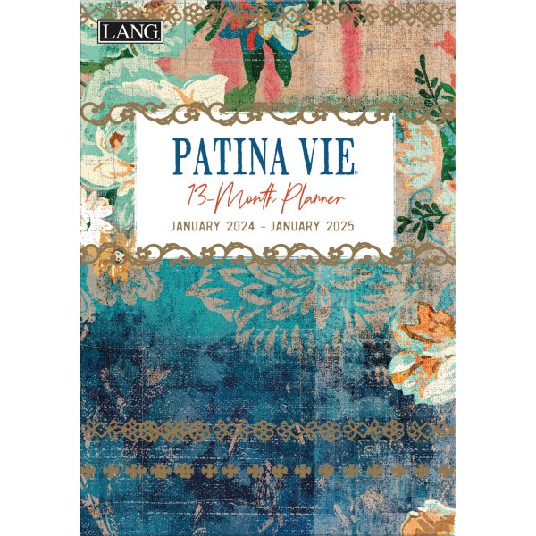 Lang 2024 13 Monthly Planner Patina Vie 12 Inch Diary