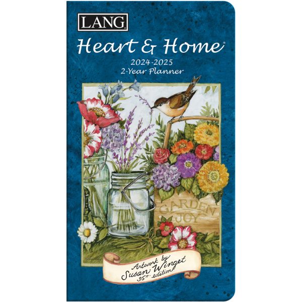 Lang 2024-2025 2 Year Pocket Planner Heart and Home Diary