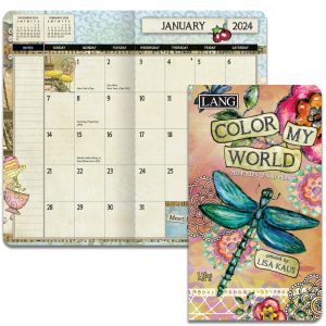 Lang 2024-2025 2 Year Pocket Planner Color My World Diary