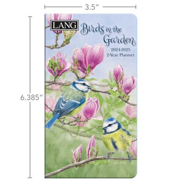 Lang 2024-2025 2 Year Pocket Planner Birds in the Garden Diary