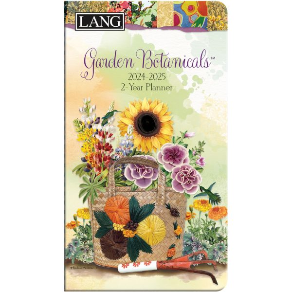 Lang 2024-2025 2 Year Pocket Planner Garden Botanical Diary