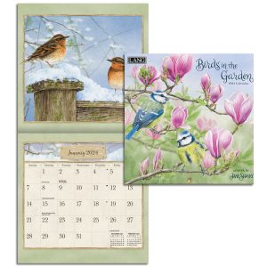 Lang 2024 MINI Calendar Birds in the Garden Does NOT Fit Frame