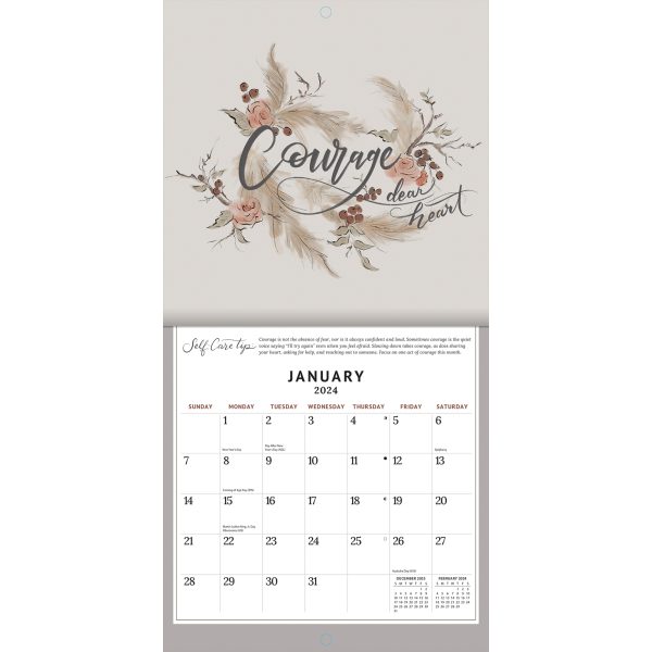 Lang 2024 Mini Calendar Be Gentle Does NOT Fit Frame