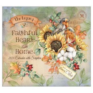 Legacy 2024 Mini Calendar Faithful Heart and Home Does NOT Fit Frame