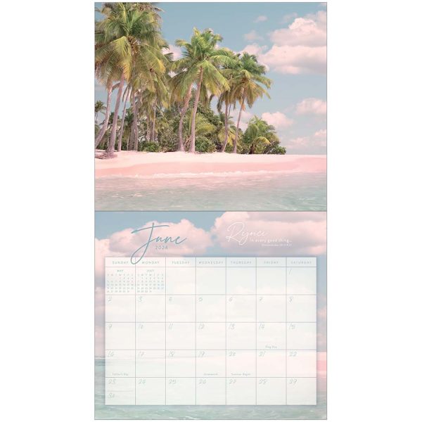 Legacy 2024 Mini Calendar Seaside Serenity Does NOT Fit Frame