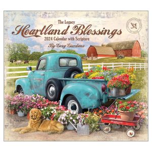 Legacy 2024 Calendar Heartland Blessings Fits Wall Frame Scripture
