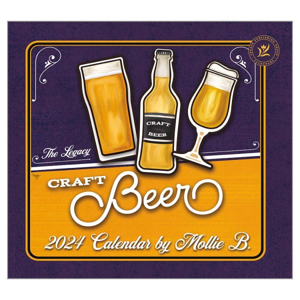 Legacy 2024 Calendar Craft Beer Calender Fits Wall Frame