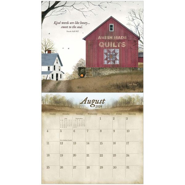 Legacy 2024 Calendar Blessings of Home Fits Wall Frame - Scripture