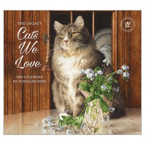 Legacy 2024 Calendar Cats We Love Fits Wall Frame