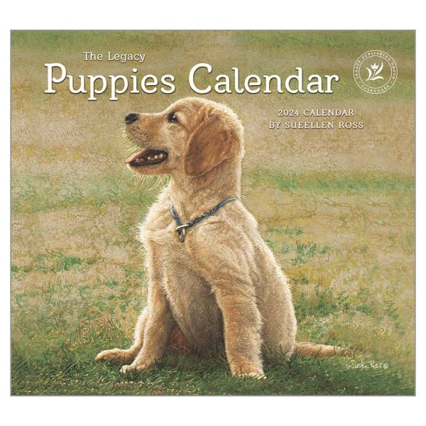 Legacy 2024 Calendar Puppies Fits Wall Frame Calenders