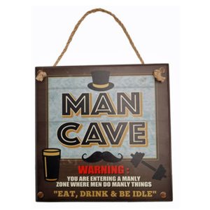 Retro Country Wall Man Cave Zone Wooden Hanging Sign