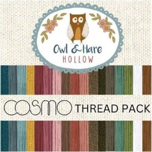 2023 Homespun BOM Owl and Hare Hollow Cosmo Thread Pack by Natalie Bird