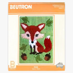 Beutron Long Stitch Kit Kids Beginner Fox