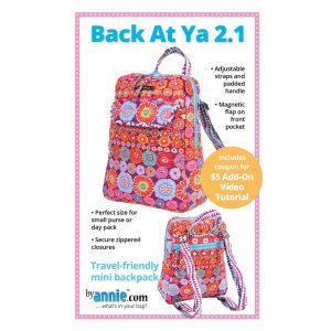 Quilting Sewing By Annie Back at Ya 2.1 Patchwork Bag Pattern