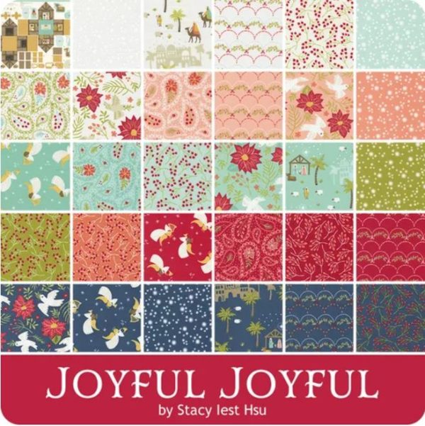 Moda Quilting Patchwork Charm Pack Joyful Joyful 5 Inch Fabrics