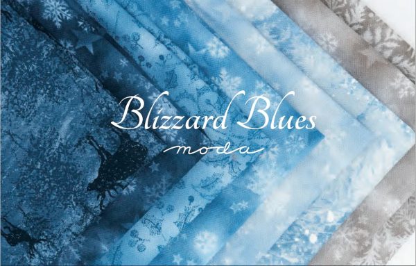 Moda Quilting Patchwork Blizzard Blues Layer Cake 10 Inch Fabrics