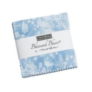 Moda Quilting Patchwork Mini Charm Pack Blizzard Blues 2.5 Inch Fabric