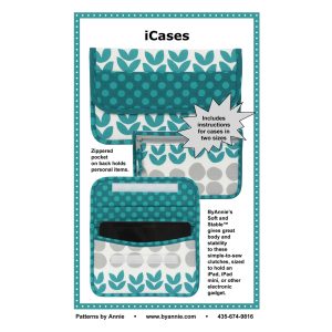 Quilting Sewing By Annie iCases iPad or Kindle Patchwork Bag Pattern