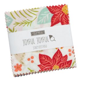Moda Quilting Patchwork Mini Charm Pack Joyful Joyful 2.5 Inch Fabric