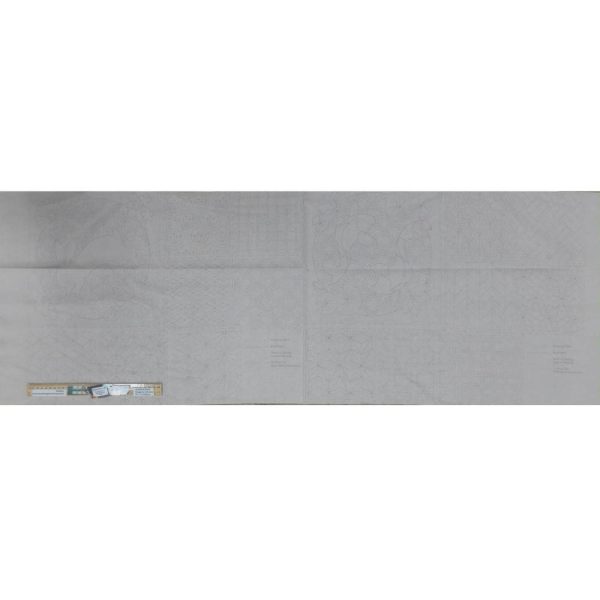 Patchwork Quilting Sewing Fabric Sashiko Cream Panel 50x110cm