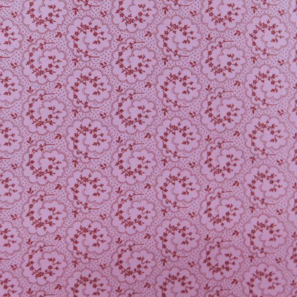 Quilting Patchwork Sewing Fabric Bouquet Roses Pink Floral 50x55cm FQ