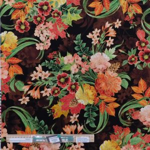 Quilting Patchwork Sewing Fabric Harvest Garden 50x55cm FQ
