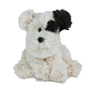 Hopscotch Lovely Soft Fluffy Bobby Brown and Beige Dog Small
